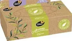 SILKEN 2 straturi, 150 buc șervețele cosmetice