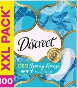 Discreet absorbante zilnice, diverse sortimente, 100 buc.