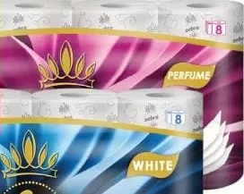 Zebra hârtie igienică, 4 straturi, 8 role, diverse sortimente
