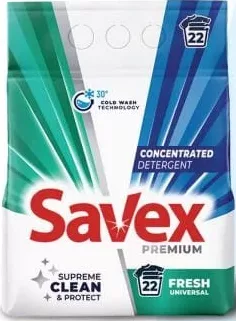 Savex Premium Fresh detergent pudră concentrat, 1,8 kg