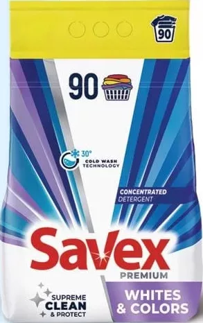 Savex Premium Whites & Colors detergent pudră concentrat, 7,2 kg