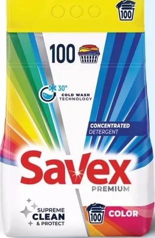 Savex Premium Color detergent pudră concentrat, 8 kg