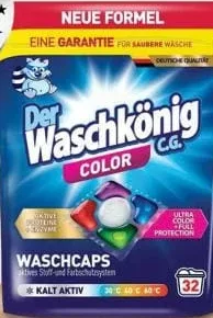 Der Waschkönig detergent în capsule, 32 buc.; cu Alina Card; fără card 129,99 MDL