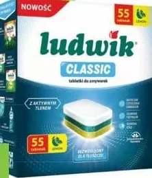 Ludwik Classic tablete pentru mașina de spălat vase, 55 buc.