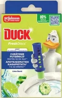 Duck Fresh Discs odorizant pentru toaletă, diverse sortimente, 36 g; cu Alina Card; fără card 50,99 MDL