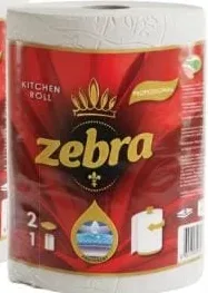 ZEBRA prosoape de hârtie pentru bucătărie, 2 straturi, 23×23 cm, 57 m; cu Alina Card; fără card 43.99 MDL