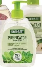 COSMEPLANT săpun lichid, 400 ml, diverse sortimente; cu Alina Card; fără card 44.99 MDL