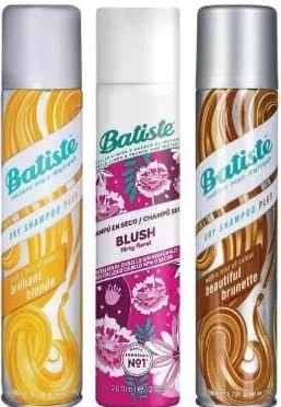 Batiste, сухой шампунь, 200 мл, Dry Shampoo Plus Brilliant Blonde / Blush Flirty Floral / Dry Shampoo Plus Beautiful Brunette