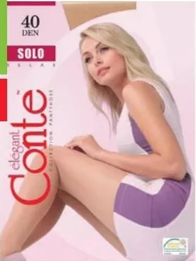 Conte Elegant Solo, женские колготки, 40 DEN, разные варианты