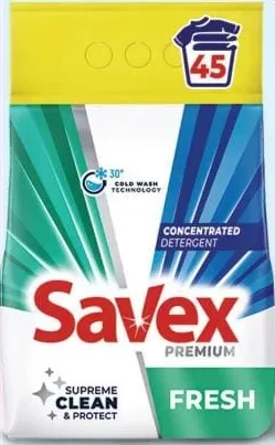 Savex Premium Supreme Clean & Protect Fresh, концентрированное средство для стирки, 3,6 кг, 45 стирок