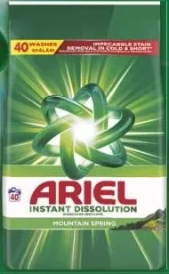 ARIEL стиральный порошок Instant Dissolution Mountain Spring, 40 стирок, в ассортименте; цена с Alina Card 229.99 MDL