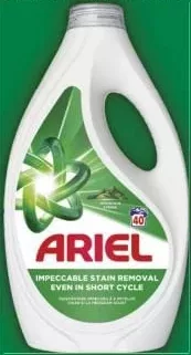 ARIEL жидкое средство для стирки, 40 стирок, в ассортименте; цена с Alina Card 229.99 MDL