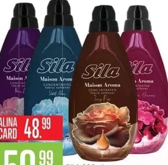 SILA Maison Aroma концентрированный кондиционер для белья, 800 мл, в ассортименте; цена с Alina Card 48.99 MDL