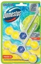 DOMESTOS Power5 туалетный блок, 2 × 50 г, лайм
