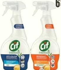CIF Cleanboost спрей для ванной/кухни, 500 мл; против известкового налёта, обезжиривающий