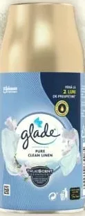 GLADE сменный баллон для автоматического освежителя воздуха, 269 мл, Pure Clean Linen, в ассортименте; цена с Alina Card 84.99 MDL