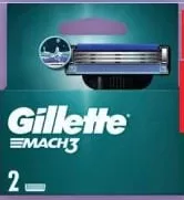GILLETTE Mach 3 сменные кассеты для бритья, 2 шт.; с ALINA CARD: 187.99 MDL