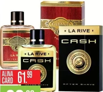 LA RIVE Cabana / Cash лосьон после бритья, 100 мл, в ассортименте; с ALINA CARD: 61.99 MDL