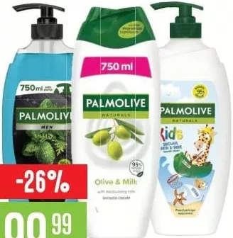 PALMOLIVE Men / Naturals Olive & Milk / Naturals Kids гель для душа, 750 мл, в ассортименте