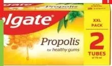 COLGATE Propolis зубная паста, упаковка XXL 2 × 75 мл; с ALINA CARD: 48.99 MDL