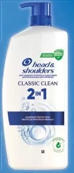 HEAD & SHOULDERS Classic Clean 2 in 1 шампунь, 800 мл, в ассортименте; с ALINA CARD: 159.99 MDL