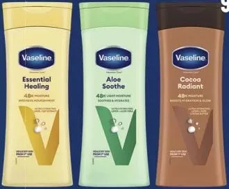 Vaseline Essential Healing / Aloe Soothe / Cocoa Radiant лосьон для тела, 400 мл, в ассортименте