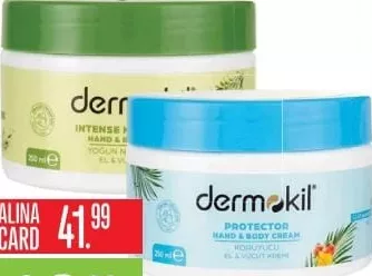 DERMOKIL Intense / Protector крем для рук и тела, 250 мл, в ассортименте; с ALINA CARD: 41.99 MDL