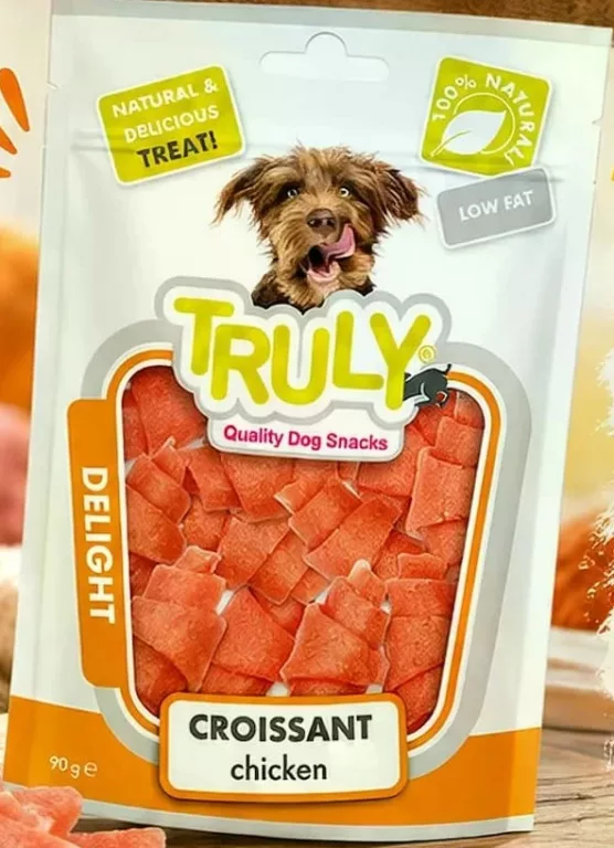 Truly Delight Croissant Chicken, gustare pentru câini cu pui, 90 g