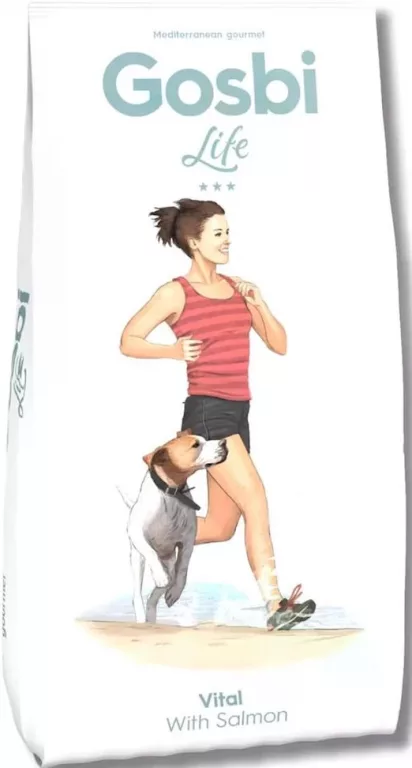 GOSBI Life Vital, hrană pentru câini cu somon, vrac, preț pentru 1 kg