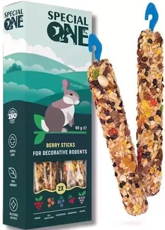 SPECIAL ONE Berry Sticks, ягодные палочки для грызунов, 2 шт., 90 г