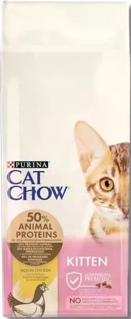 Purina Cat Chow Kitten, hrană uscată pentru pisoi cu pui, 1 kg (vrac*)