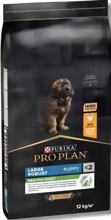 Purina Pro Plan Large Robust Puppy Healthy Start, hrană uscată pentru căței de talie mare, constituție robustă, sub 2 ani, cu pui, 1 kg (vrac*)