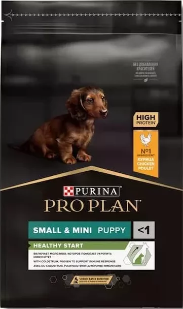 Purina Pro Plan Small & Mini Puppy Healthy Start, сухой корм для щенков мелких и миниатюрных пород младше 1 года, с курицей, 1 кг (на развес*)