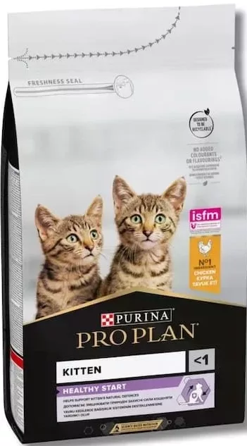 Purina Pro Plan Kitten Healthy Start, hrană uscată pentru pisoi sub 1 an, cu pui, 1 kg (vrac*)