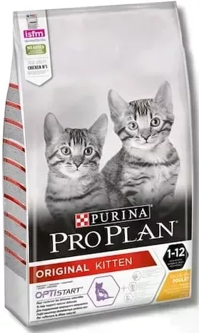 Purina Pro Plan Original Kitten OptiStart, hrană uscată pentru pisoi de 1–12 luni, cu pui, 1,5 kg
