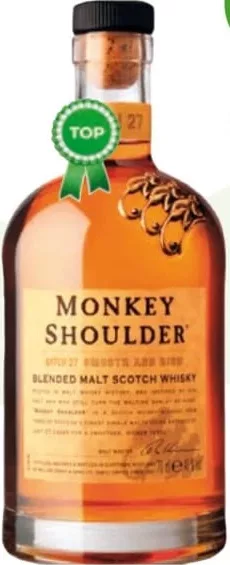 MONKEY SHOULDER Whiskey, 0,7 L, Scoția