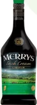 MERRYS Lichior Irish Cream, Chocolate, Caramel, 0,7 L, Irlanda