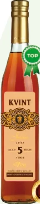 KVINT Jubilee Divin, 5 ani, 0,5 L