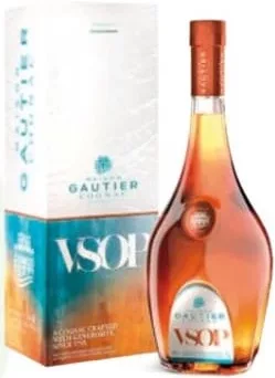 GAUTIER Cognac VSOP în cutie, 0,7 L, Franța