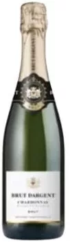 BRUT DARGENT Vin spumant Chardonnay alb brut, 0,75 L, Franța