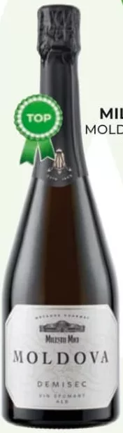 MILEȘTII MICI MOLDOVA DE LUX Vin spumant în sortiment, 0,75 L