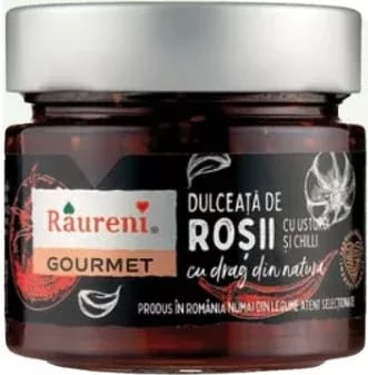 RÂURENI Dulceață de roșii cu usturoi și chili 250 g