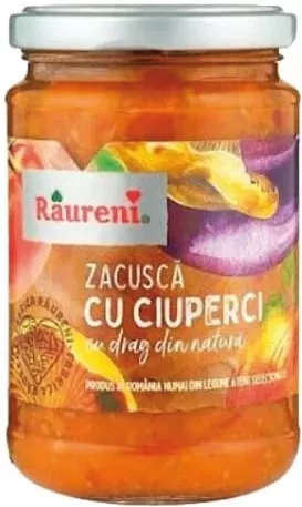 RÂURENI Zacuscă cu ciuperci 300 g