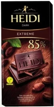HEIDI Ciocolată: 85% cacao / 75% cacao / cu fistic, 80 g