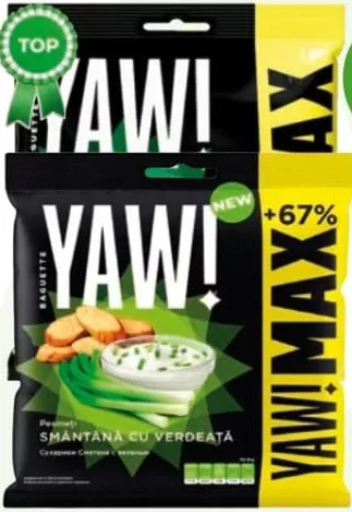 YAW! MAX Pesmeți în sortiment, 85 g