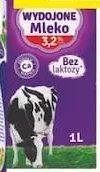 Lapte MLEKOVITA în sortiment, 1 l; ilustrat: WYDOJONE 3,2%, fără lactoză