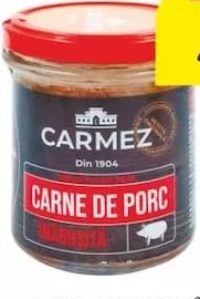 Carne de porc înăbușită „Carmez”, 280 kg (unitate tipărită în catalog)