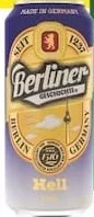Bere „Berliner” Hell, 0,5 L