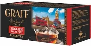 Ceai „Graff” English Breakfast, 25 × 2 g