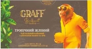 Ceai „Graff” Tropicana Verde, 20 × 1,5 g